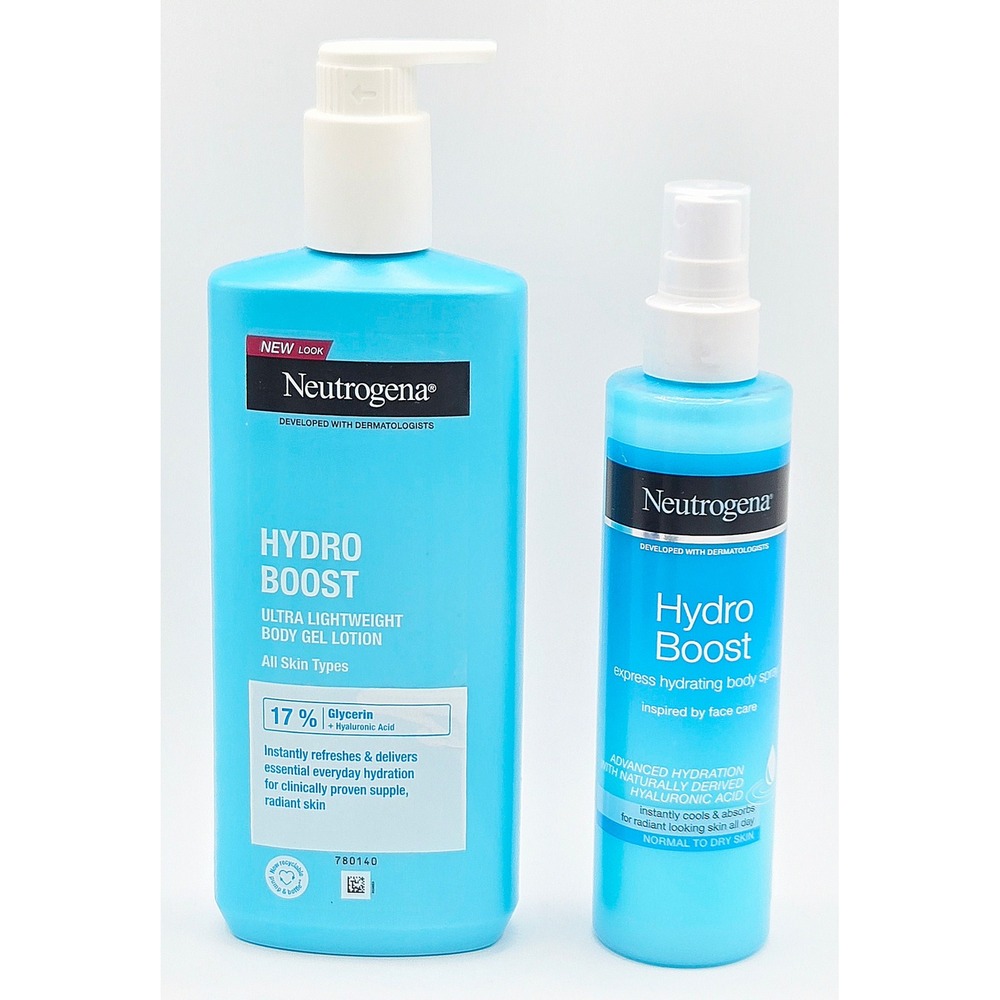 Neutrogena Hydro Boost Ultra Lightweight Gel Lotion 400ml  & Spray 200ml
